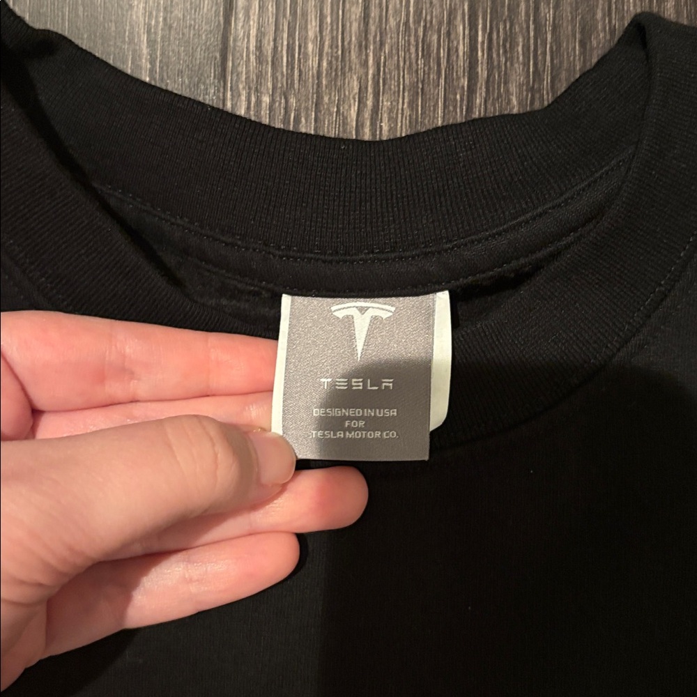 Tesla Black Crewneck Sweater - Picture 4 of 5